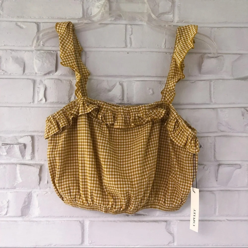 Revolve Capulet Abigail Crop Top Size Large NWT - Picture 3 of 8